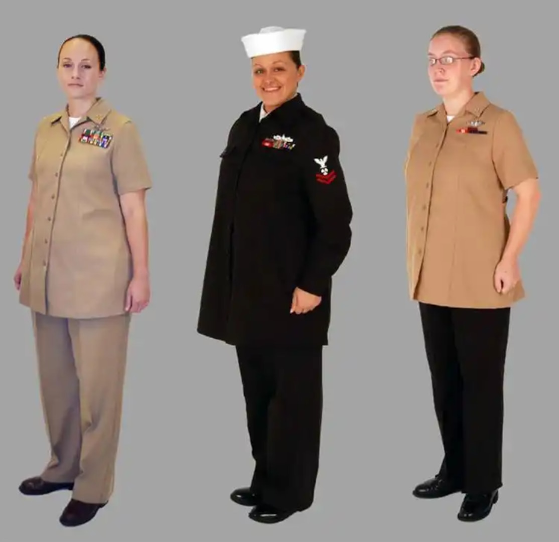 pregnant sailors wear uniforms