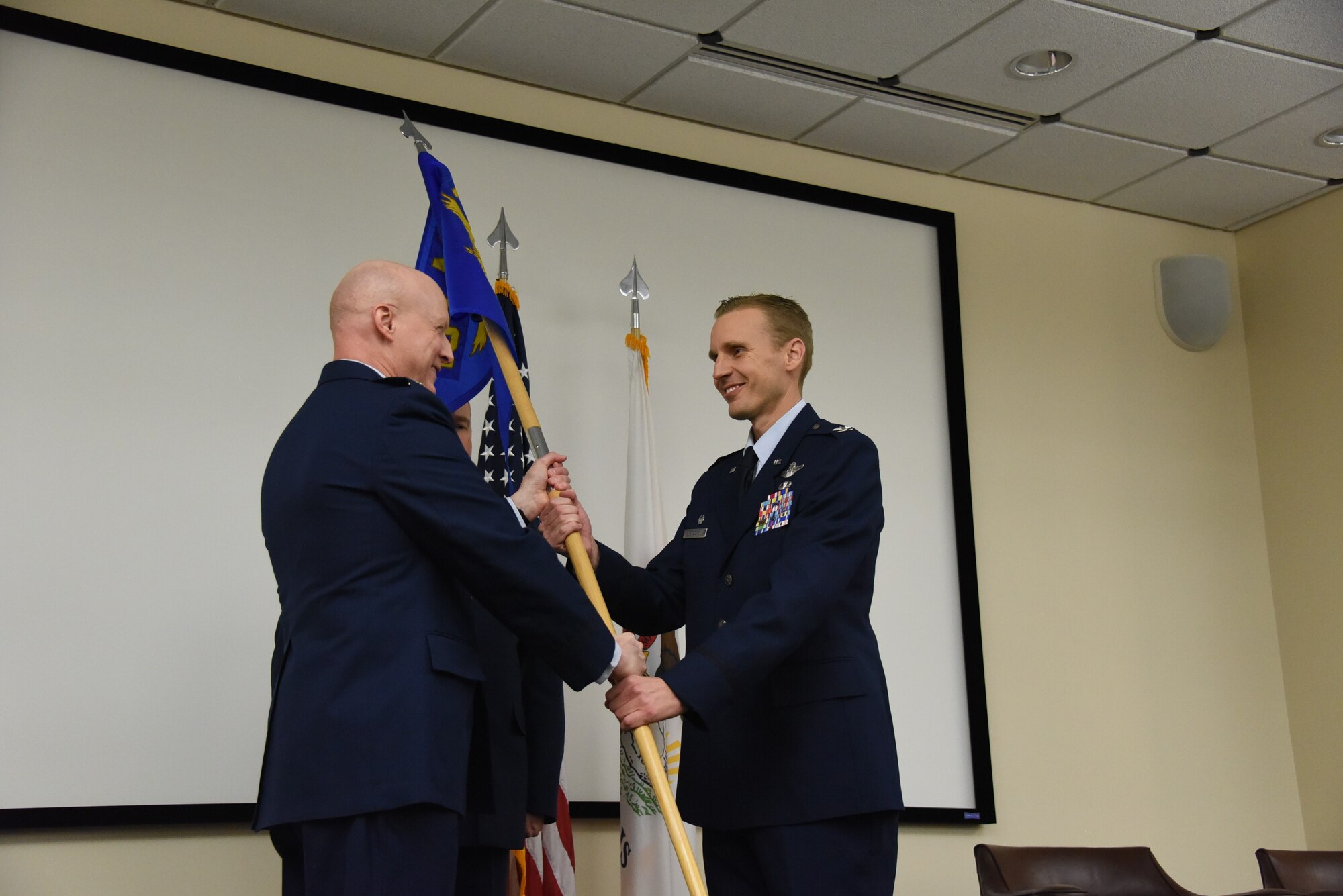 183d Air Operations Group Assumption of Command ceremony