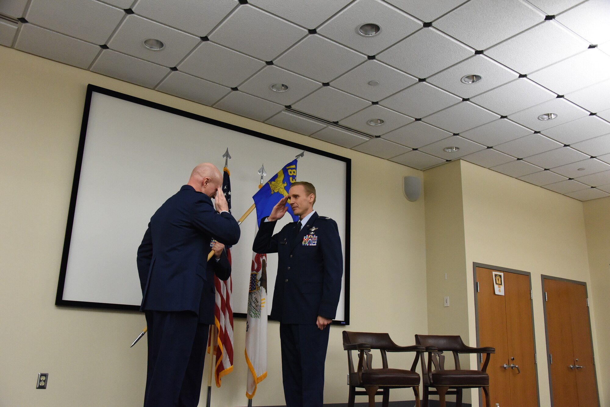 183d Air Operations Group Assumption of Command ceremony