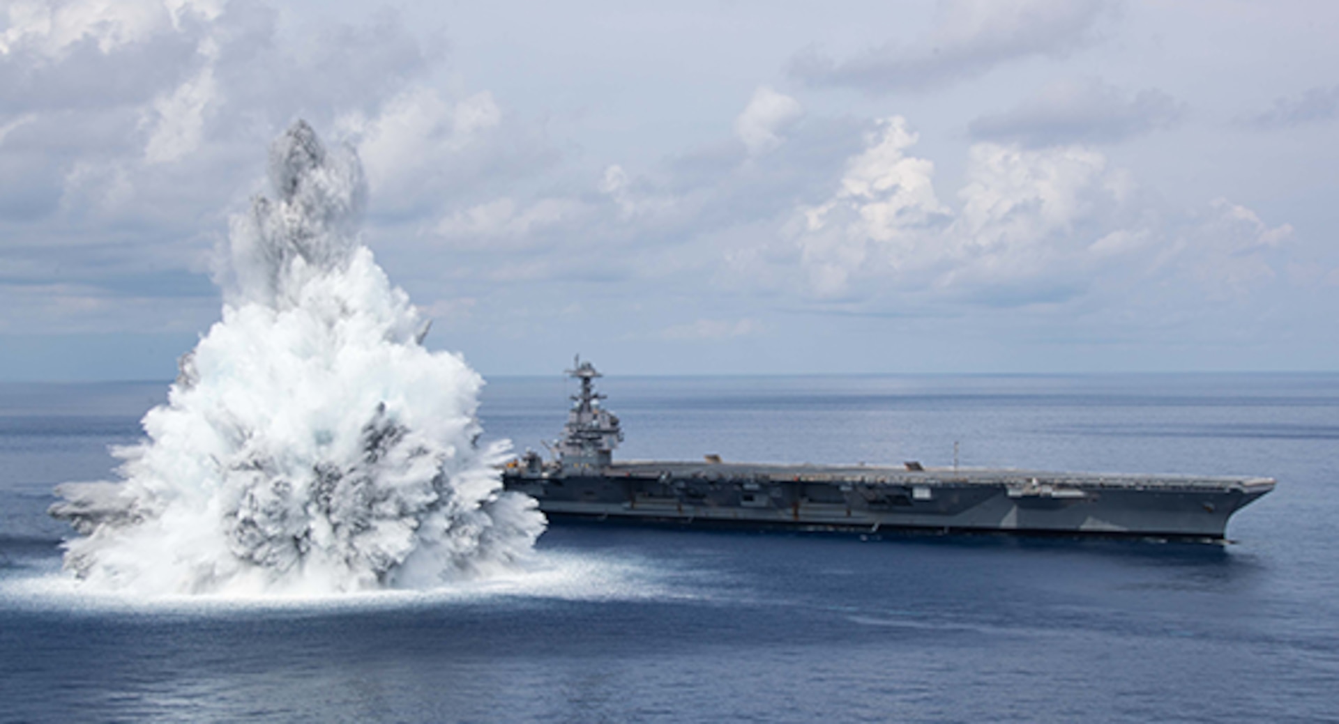 CVN 78; Shock Trials; USS Gerald R. Ford; USS Gerald R. Ford (CVN 78); Full Ship Shock Trials; Ford Shock Trials