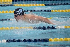 Gavin Moore swimming
