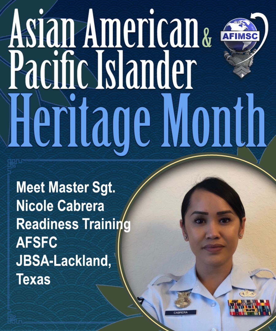 Graphic of MSgt. Nicole Cabrera