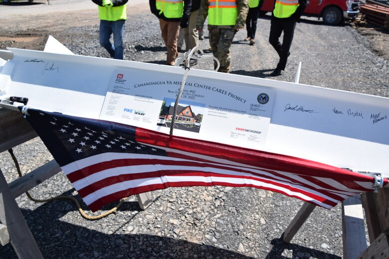 Beam topping at Canandaigua VA Medical Center