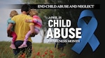 A graphic for Child Abuse Prevention Month