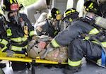 Firefighters practice emergency response to aircraft crash