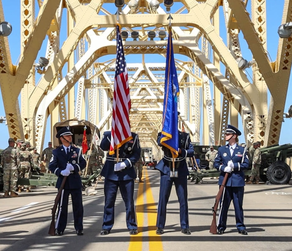 Several units from three Kentucky National Guard Brigades and the 123rd Air Lift Wing supported local agencies in a variety of ways during the 50th Anniversary of Thunder over Louisville Air Show, on April 24, 2022, on Louisville’s Great Lawn.