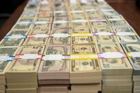 More than $1 million in training currency sits in the U.S. Army Financial Management Command’s Operational Support Team’s storage room at the Maj. Gen. Emmett J. Bean Federal Center in Indianapolis April 8, 2022. The OST recently acquire the new training money at a fraction of its training value to train and evaluate Army finance and comptroller units around the globe. (U.S. Army photo by Mark R. W. Orders-Woempner)