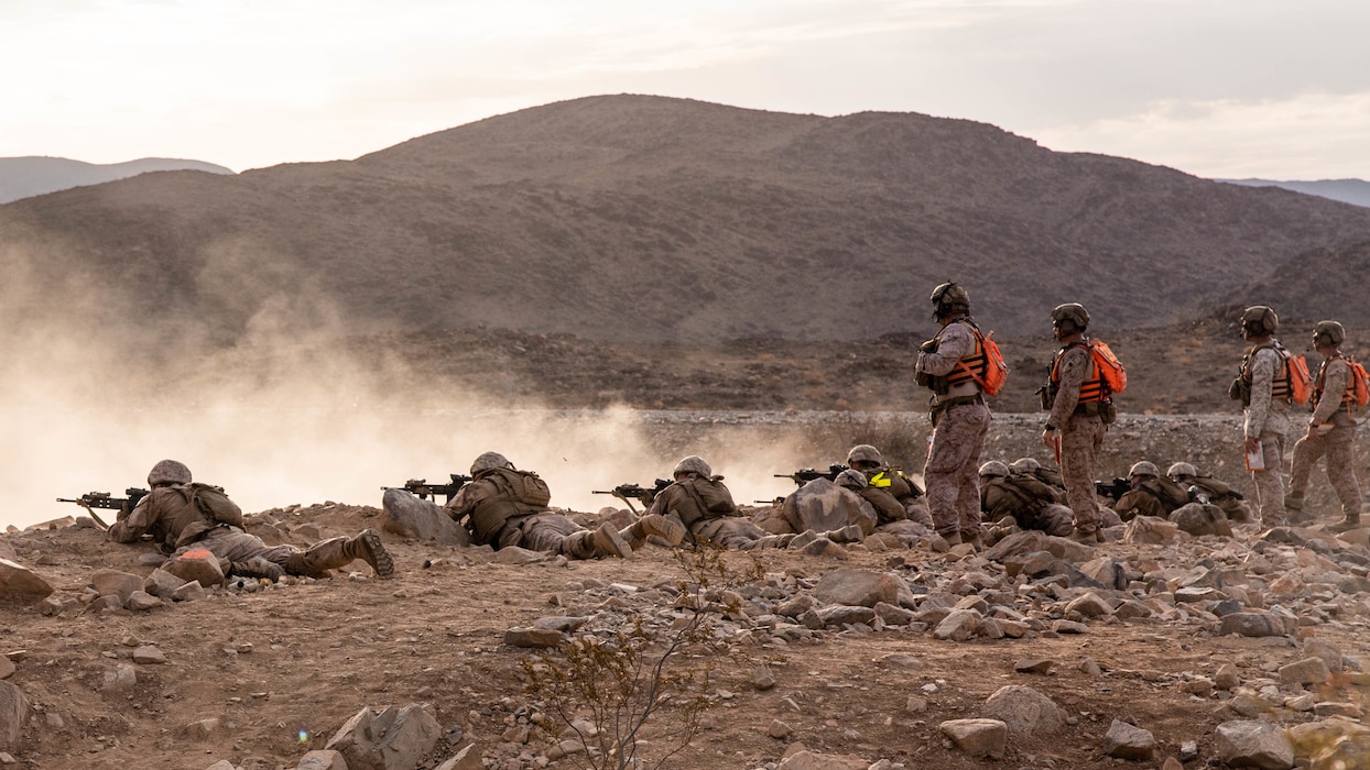 Empire Battalion conducts platoon attacks on Range 410A