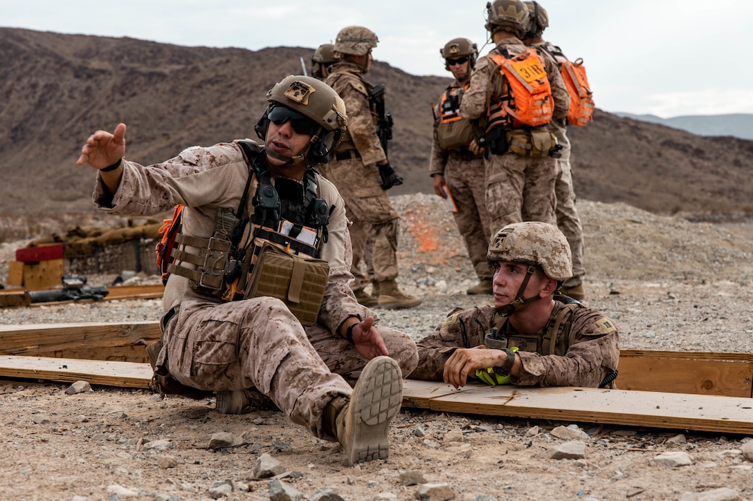 Empire Battalion conducts platoon attacks on Range 410A