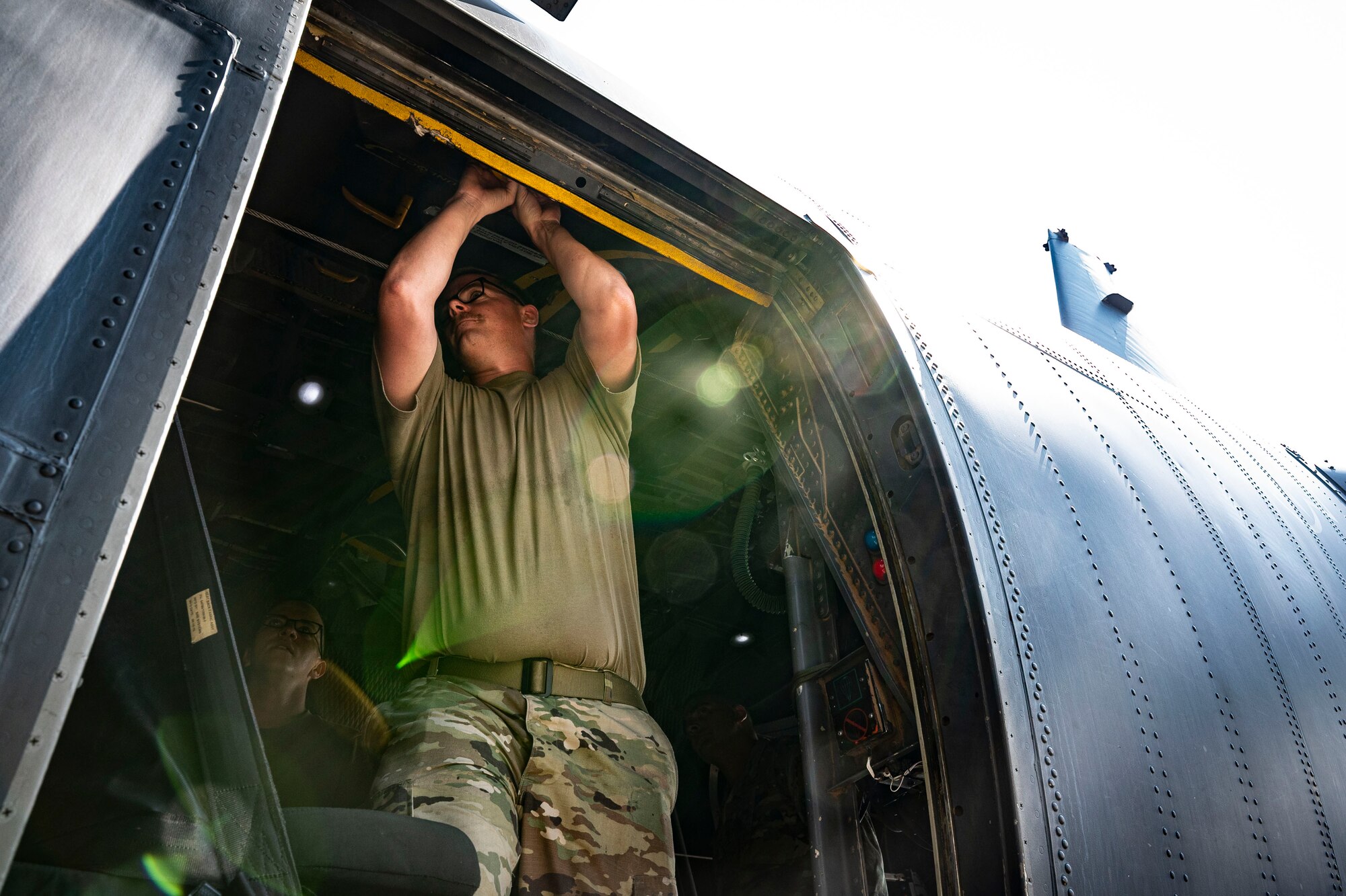 photo of Airmen performing FARP tasks