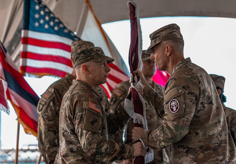 Public Health Command-Pacific welcomed a new Commander and Senior Enlisted Advisor during a combined change of command and change of responsibility ceremony aboard the Battleship Missouri Memorial in Honolulu, Hawaii, July 13, 2022.