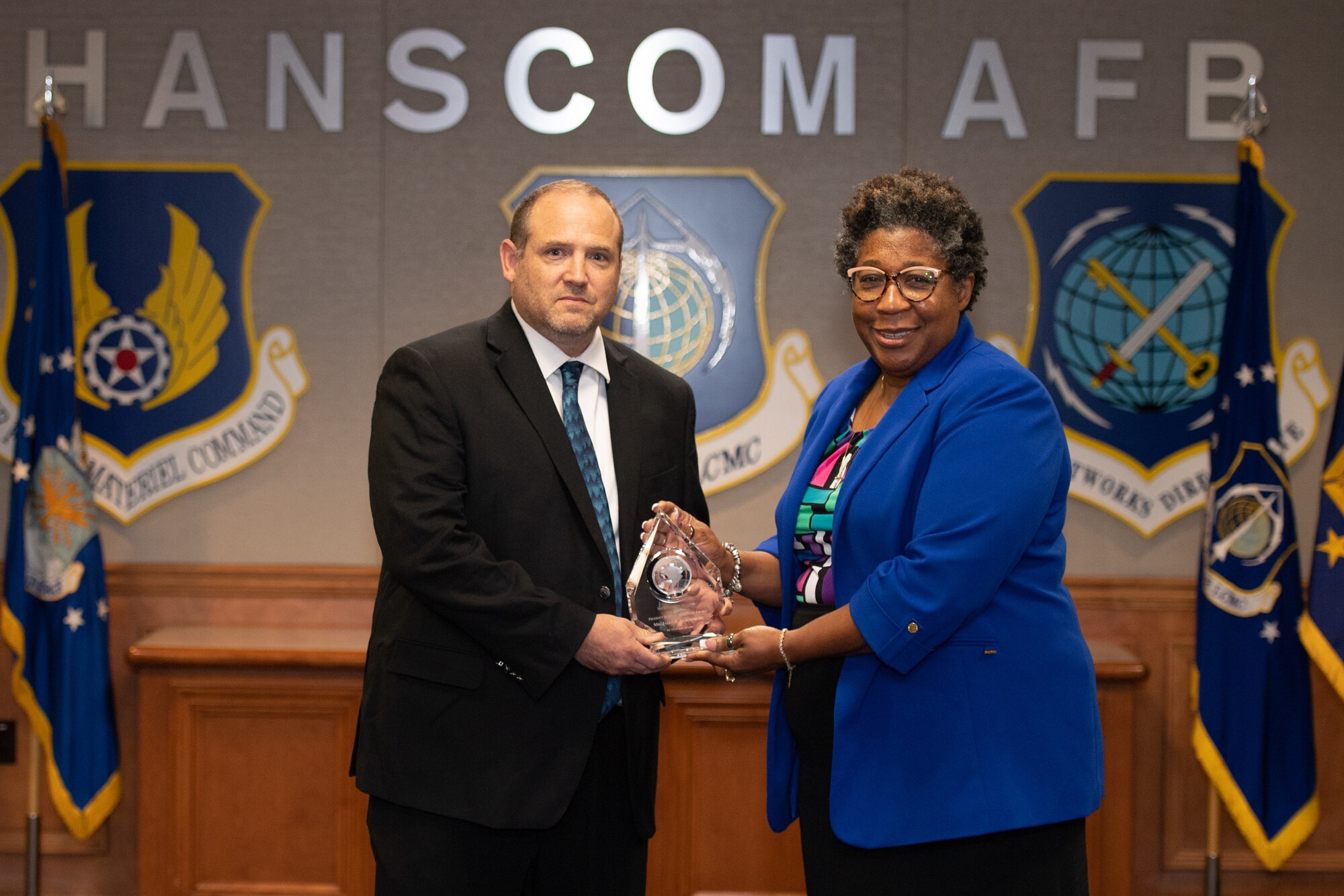 Image of award presentation