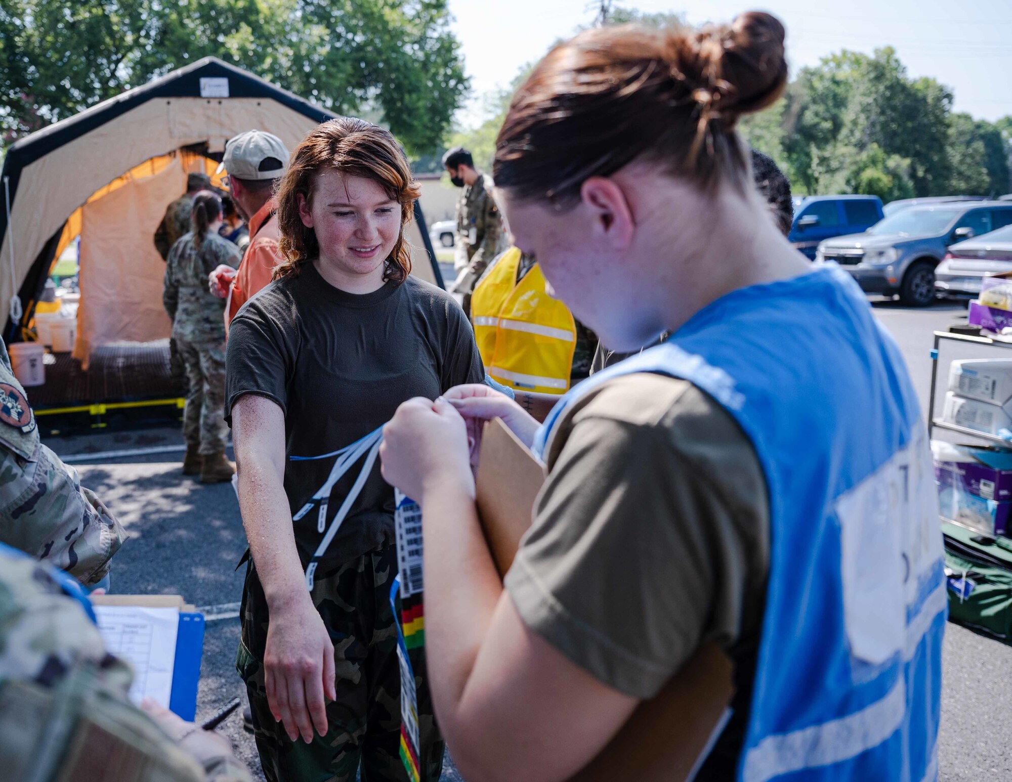 The exercise scenario involved victims of chemical attacks, and the medical team was evaluated on how they handled the situation