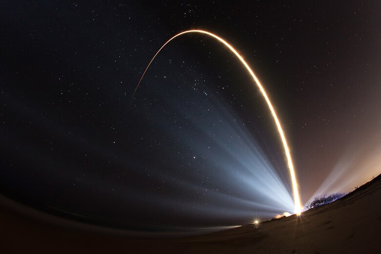The then U.S. Air Force’s 45th Space Wing supports United Launch Alliance’s launch of the third Space Based Infrared Systems Geosynchronous Earth Orbit spacecraft aboard an Atlas V rocket Jan. 20, 2017, from Launch Complex 41 at then Cape Canaveral Air Force Station, Florida. Space Launch Delta 45 plans to support the launch of the final SBIRS satellite, GEO-6, Thursday. (Courtesy photo by United Launch Alliance)