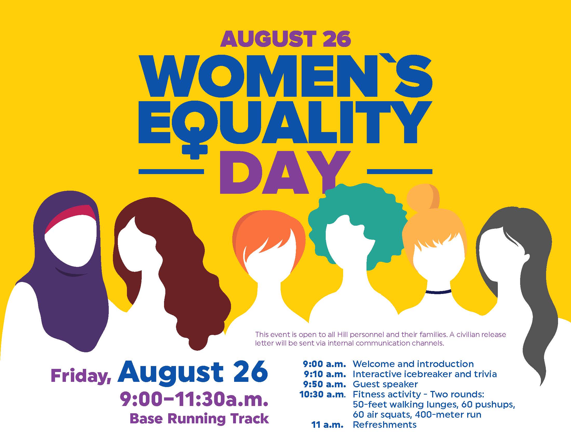 Save The Date Women S Equality Day Celebration Aug 26 Hill Air Force Base Article Display