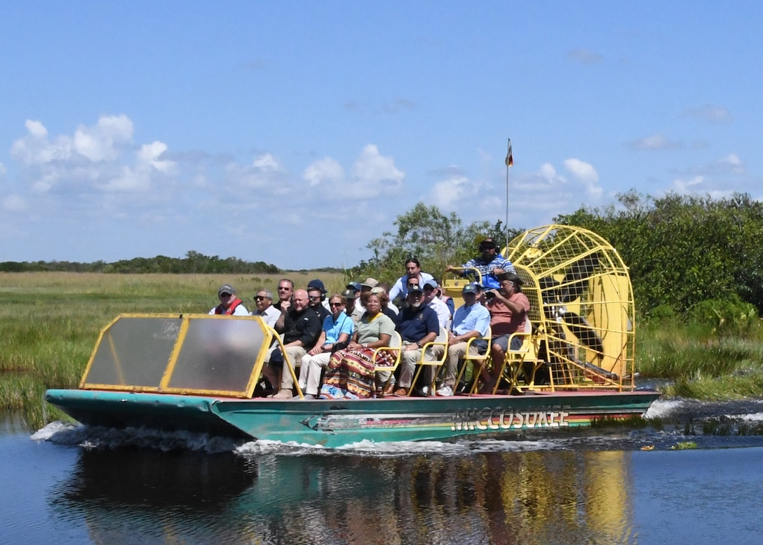 USACE hosts Infrastructure representatives for tour of the Everglades