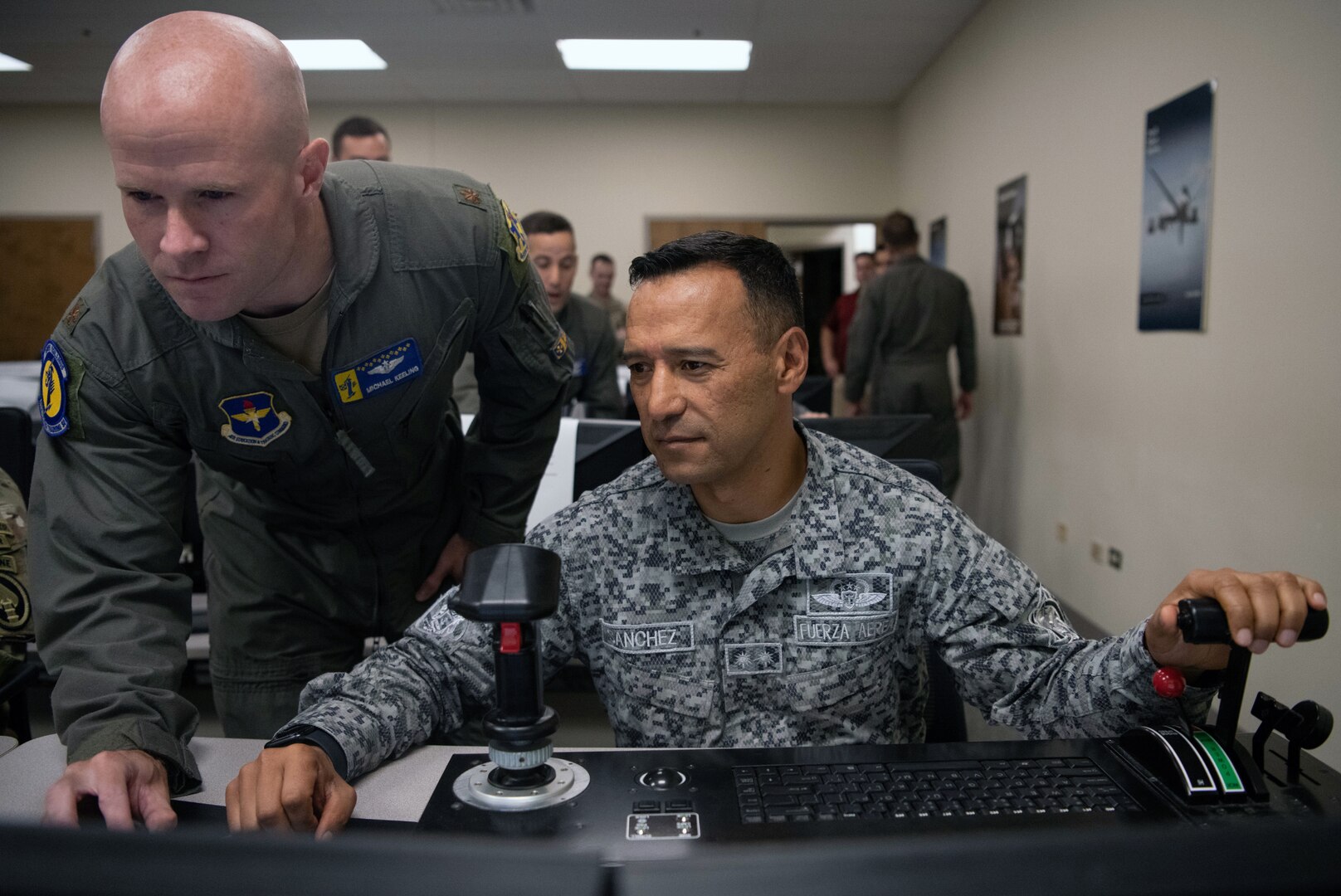 Colombian Special Operations leaders visit the 558th FTS