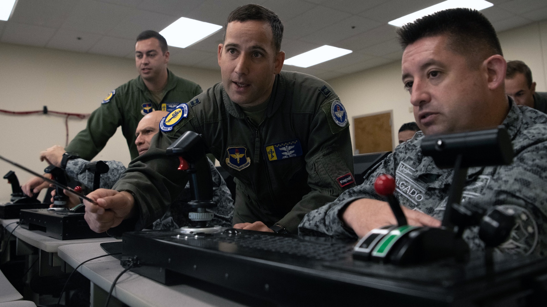 Colombian Special Operations leaders visit the 558th FTS