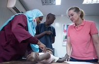 Camp Lemonnier Expeditionary Medical Facility partners with Civil Affairs to conduct knowledge exchange with Djiboutian nurses