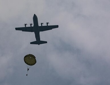 U.S. Paratroopers Kick-off Super Garuda Shield with Trilateral Airborne Operations