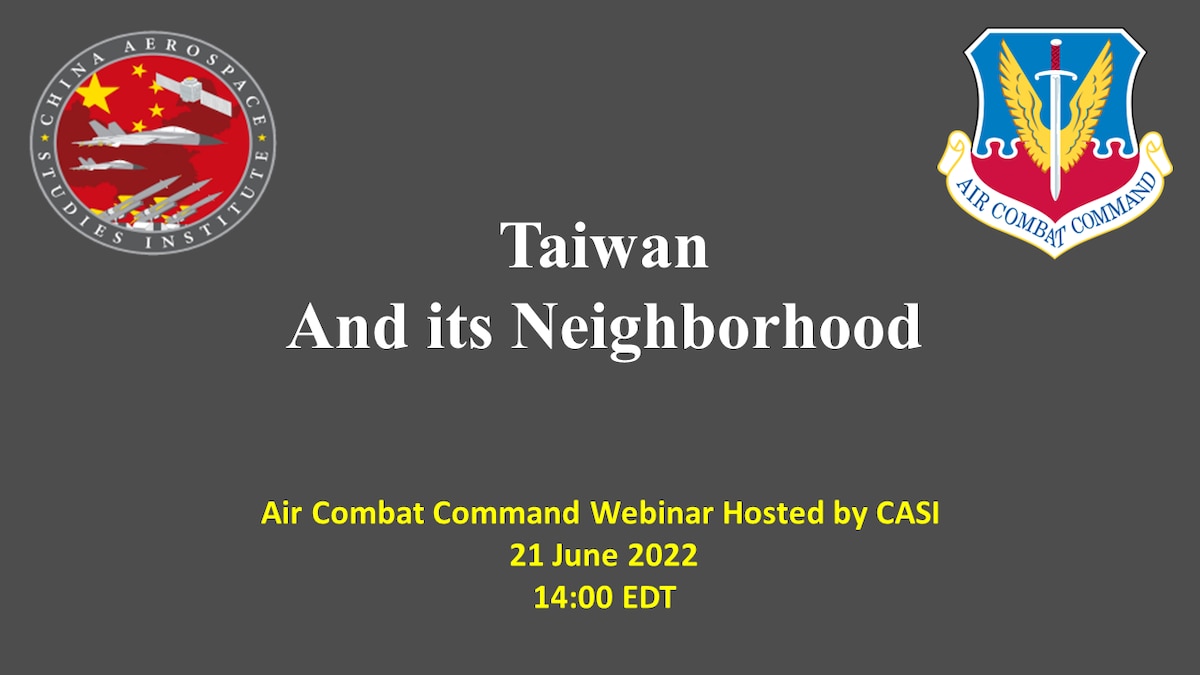 Webinar on Taiwan and its neighborhood