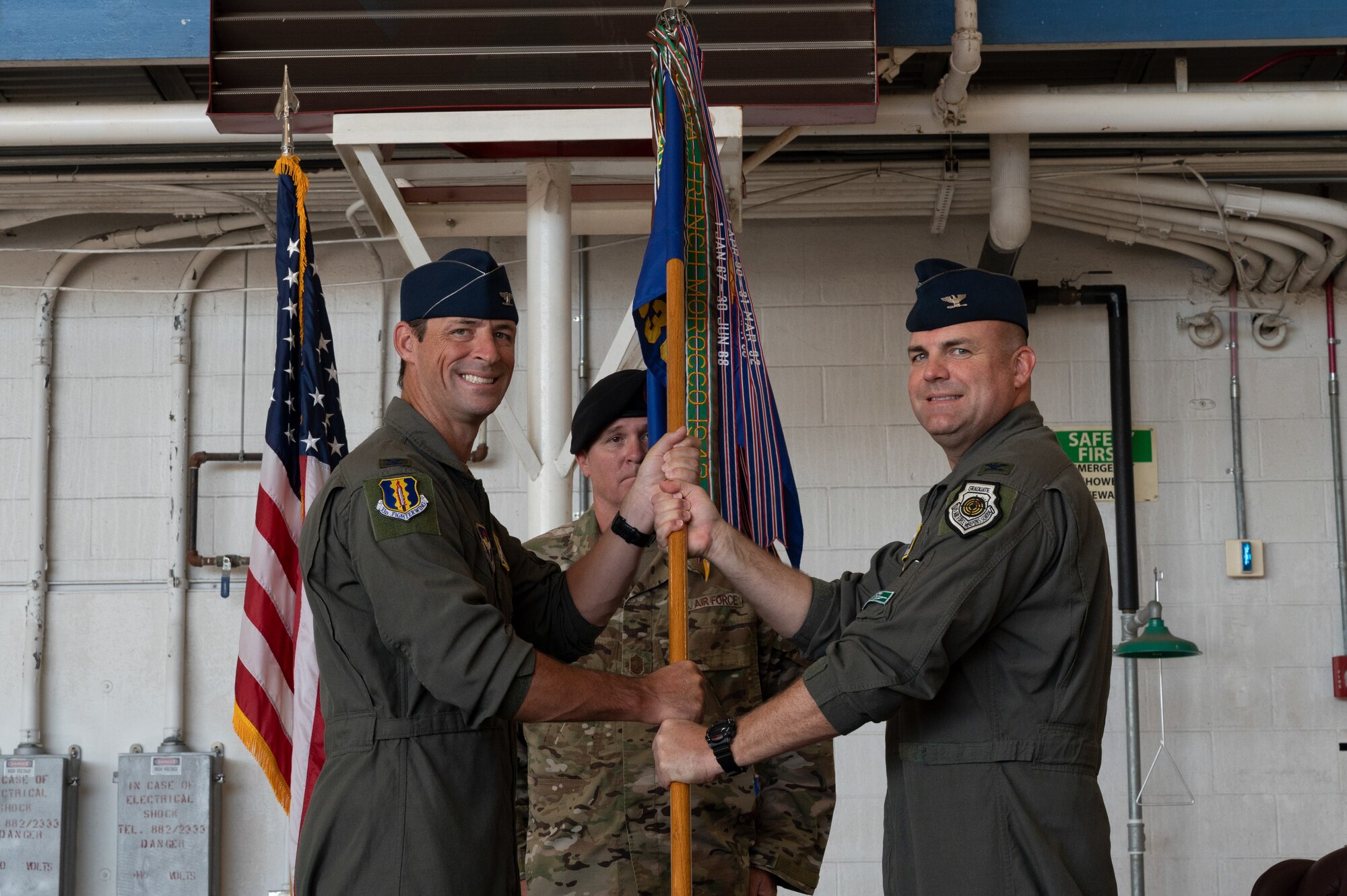 U.S. Air Force Col. Chuck Schuck assumes command of the 33rd Operations Group