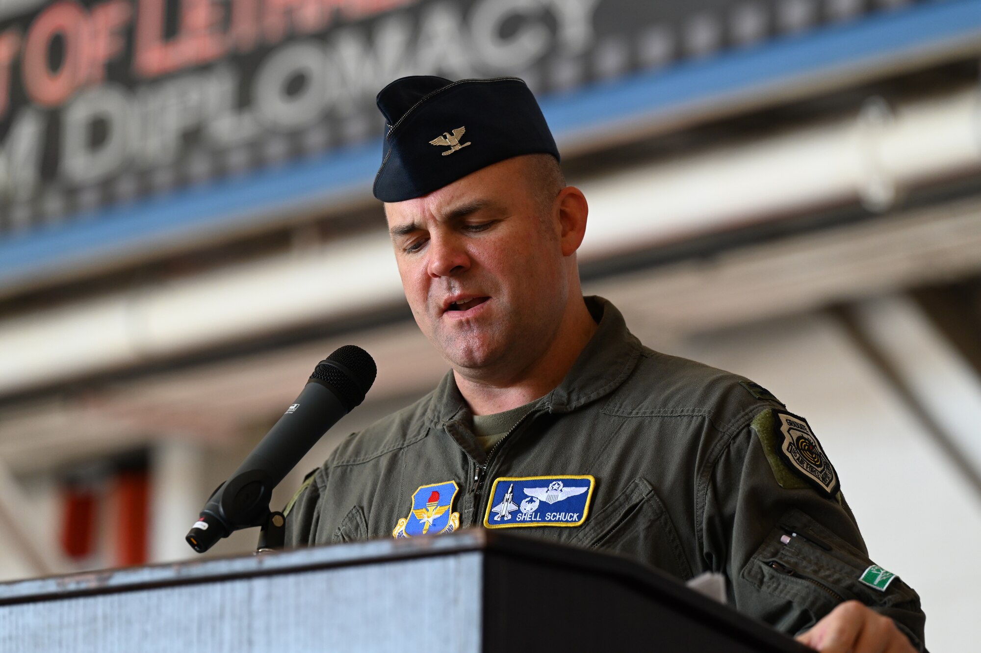 U.S. Air Force Col. Chuck Schuck assumes command of the 33rd Operations Group