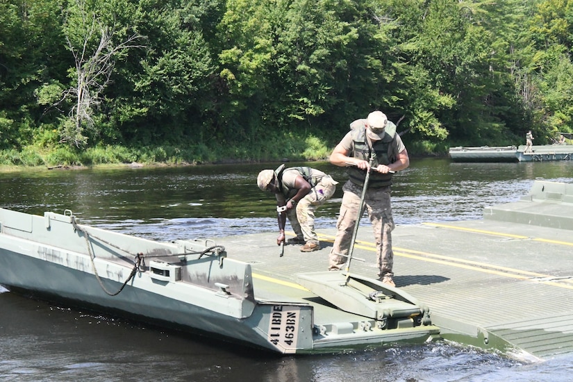 Testing the limits of the Improved Ribbon Bridge > Engineer