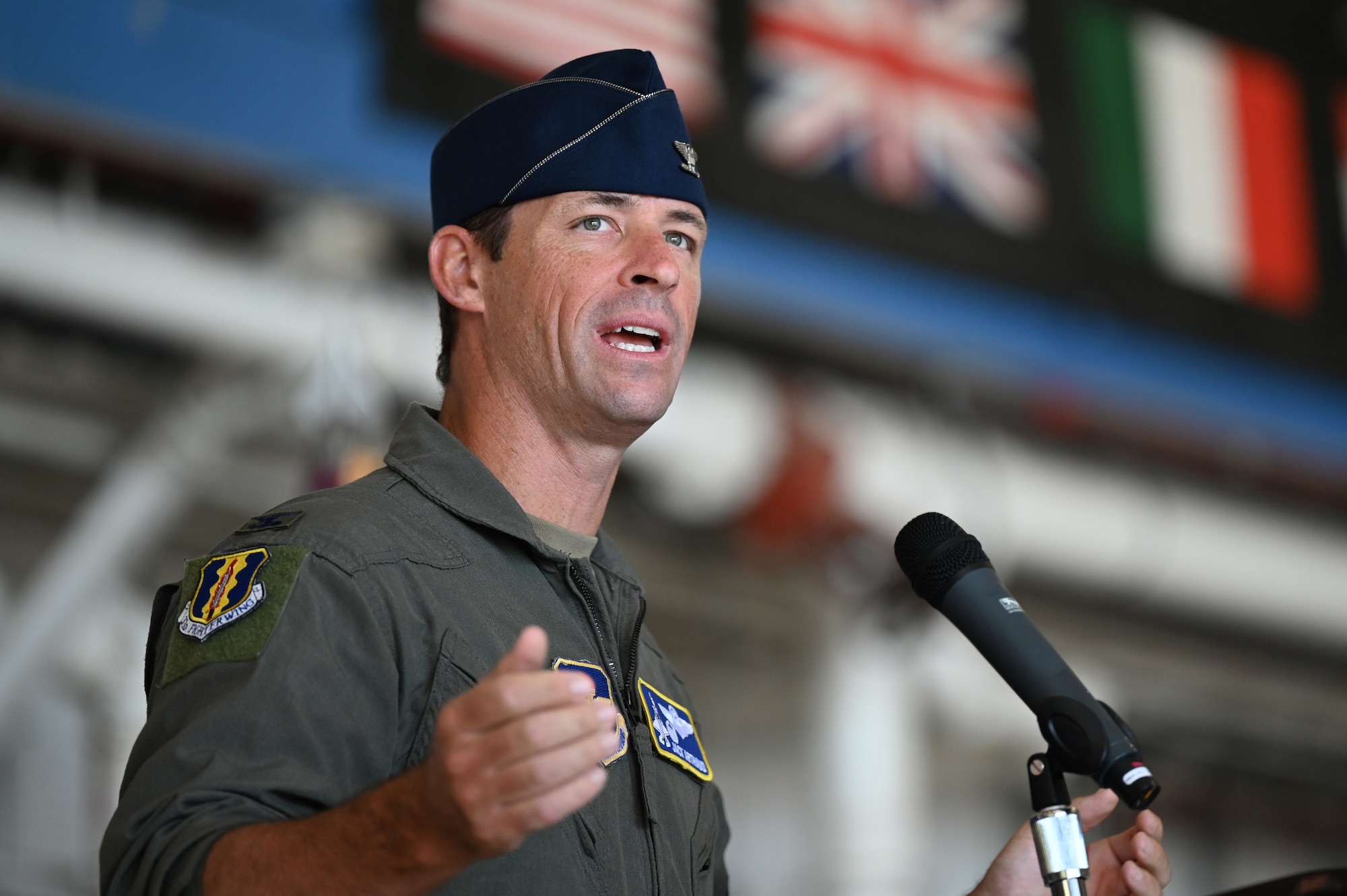 U.S. Air Force Col. Chuck Schuck assumes command of the 33rd Operations Group