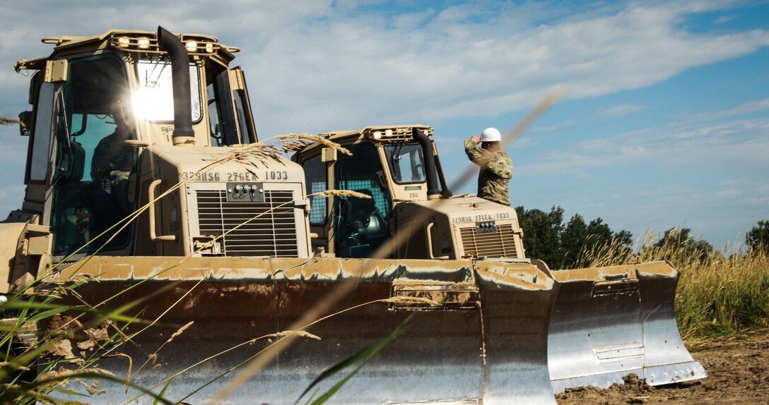 1033rd Engineer Co. conducts obstacle breaching during XCTC at Fort Drum