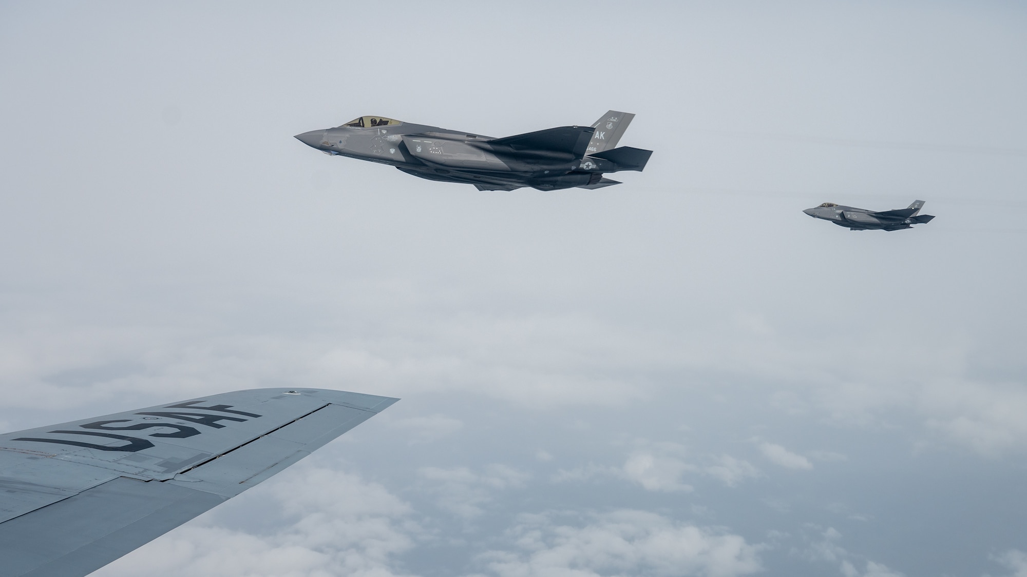 Air Refueling Squadron fuels 5th generation fighter aircrafts