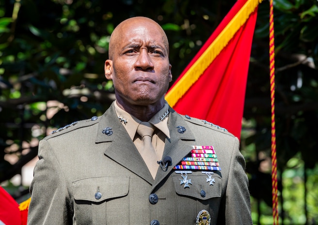 Gen. Michael Langley becomes the Marine Corps' first Black four-star general