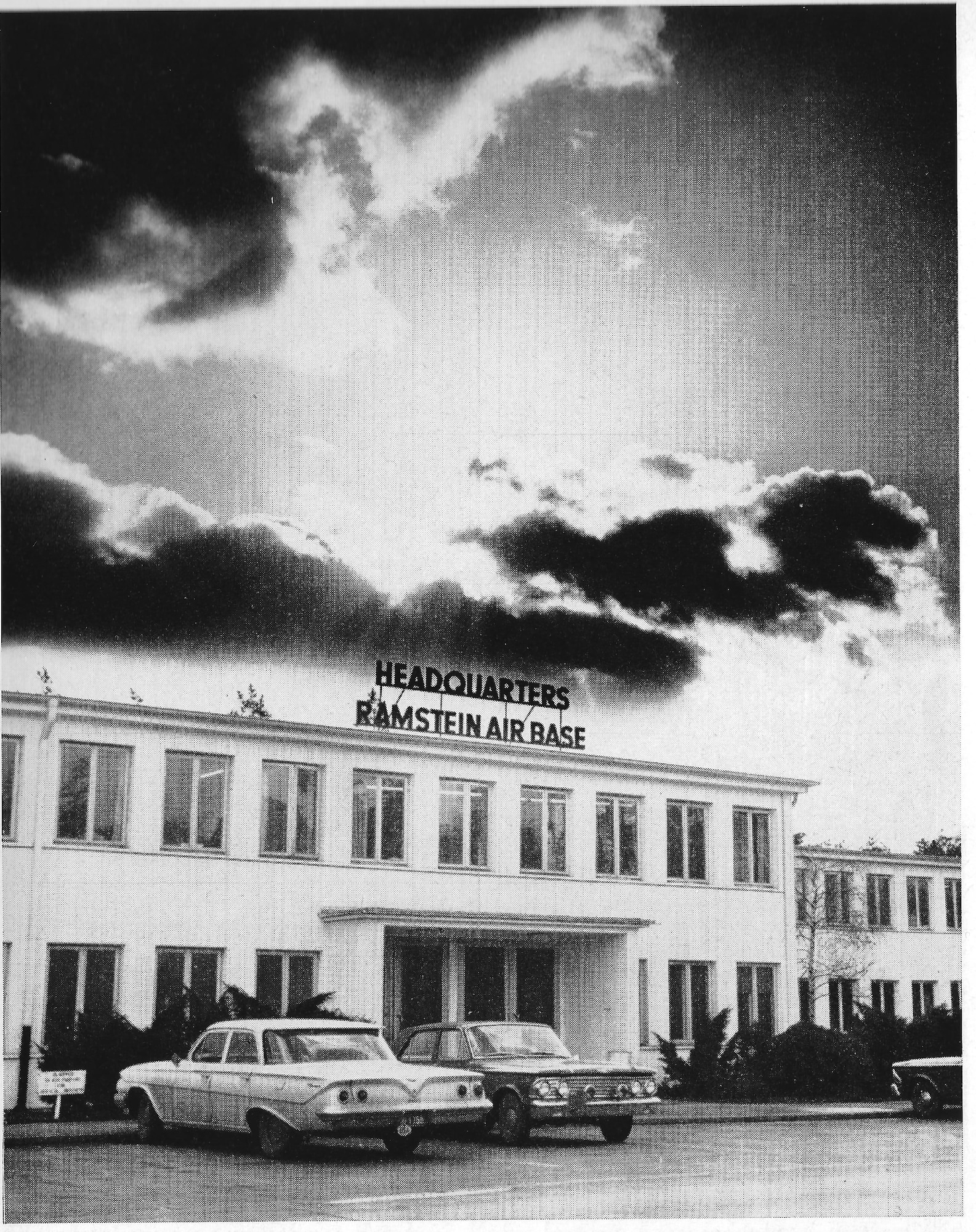 Ramstein Air Base headquarters pictured during the 1960s.