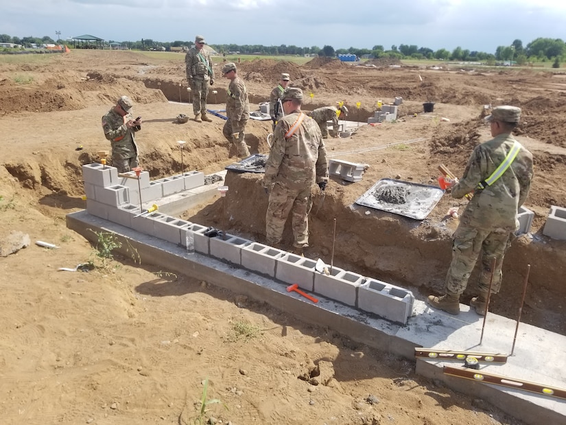652nd Engineer Company lays foundation for Wisconsin’s Freedom Park