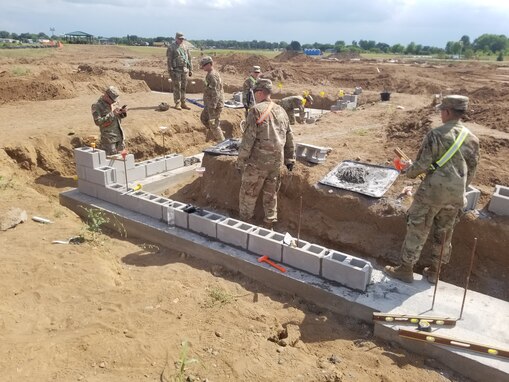 652nd Engineer Company lays foundation for Wisconsin’s Freedom Park