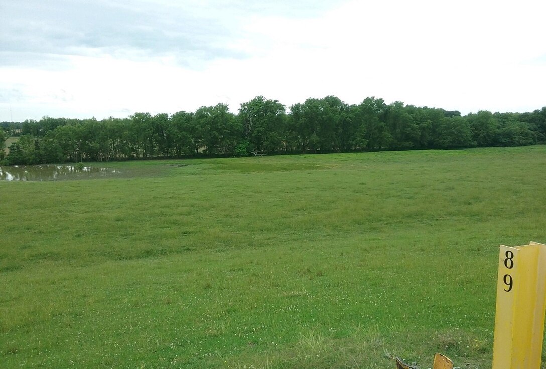 Pictured is the project area, specifically four miles of the Yazoo-Delta Levee System 21 – Segment 26. The $1.8 million job will construct three earthen berms to reduce seepage under the levee when river levels are high. (USACE Courtesy Photo)