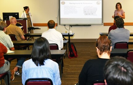 Navy interns present research at NAMRU San Antonio