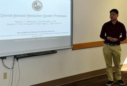 Navy interns present research at NAMRU San Antonio