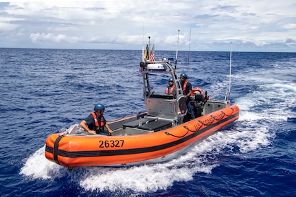 U.S. Coast Guard participates in multilateral search and rescue drill off Palau