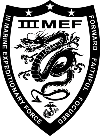III MEF Logo Black and White
