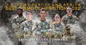 Squad introduction for U.S. Army Europe and Africa Best Squad Competition