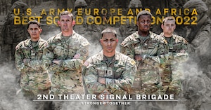 Squad introduction for U.S. Army Europe and Africa Best Squad Competition