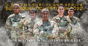 Squad introduction for U.S. Army Europe and Africa Best Squad Competition
