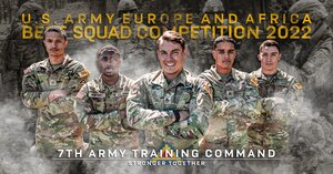 Squad introduction for U.S. Army Europe and Africa Best Squad Competition