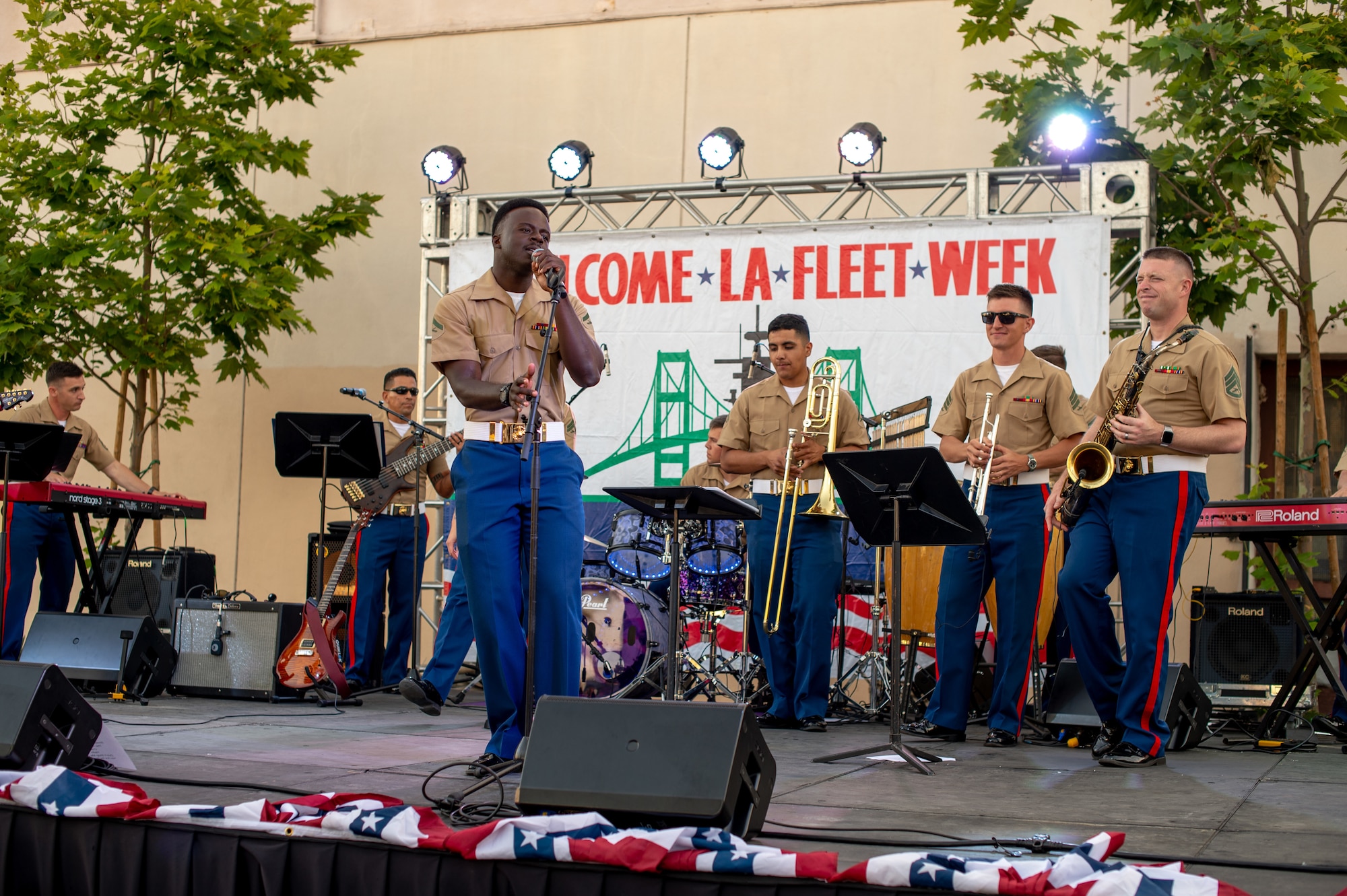 This ensemble is comprised of 10 Marines providing various styles of music such as Rock, Country, and Pop for public performances.