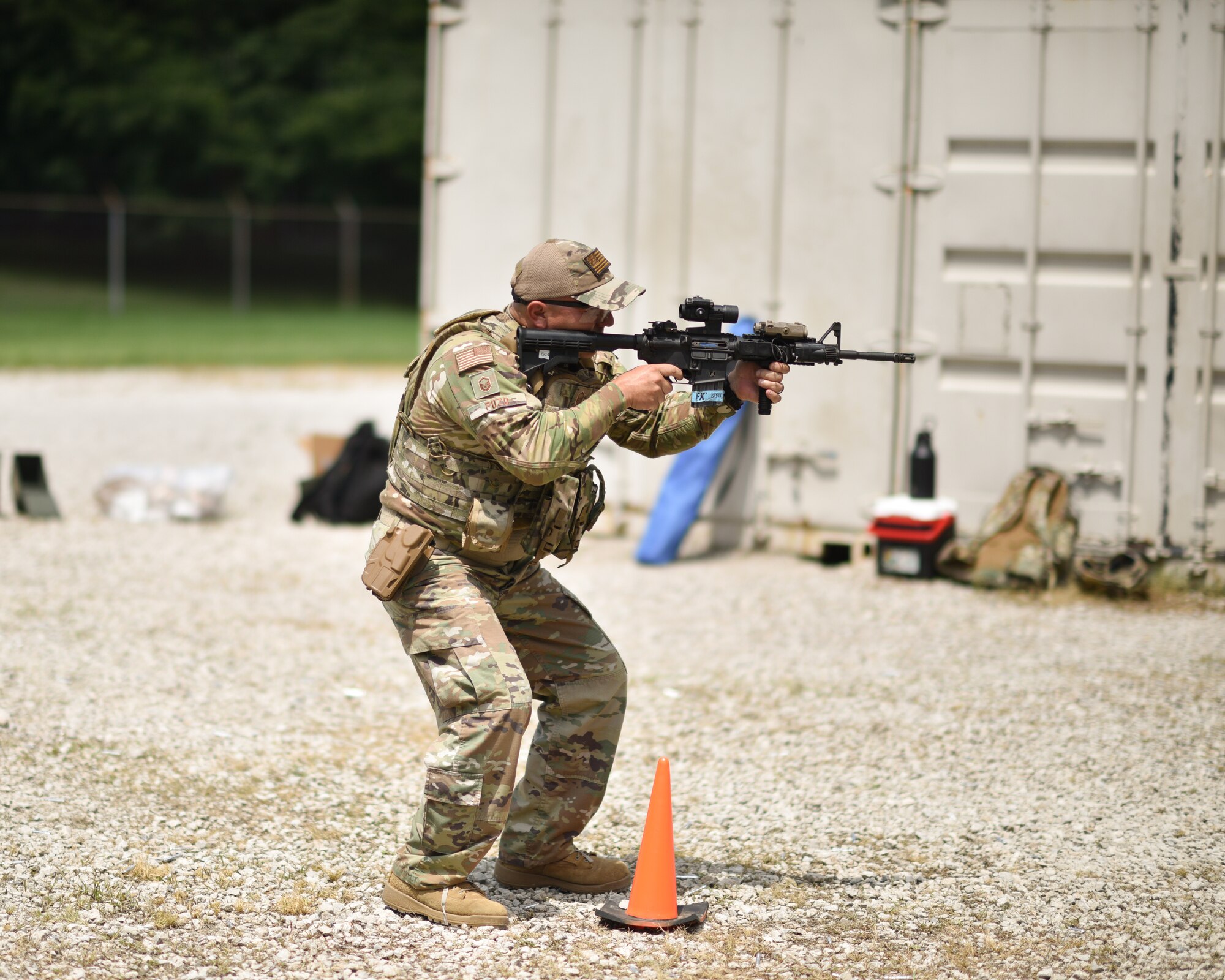Photo of 183 SFS participating in weapons sustainment training