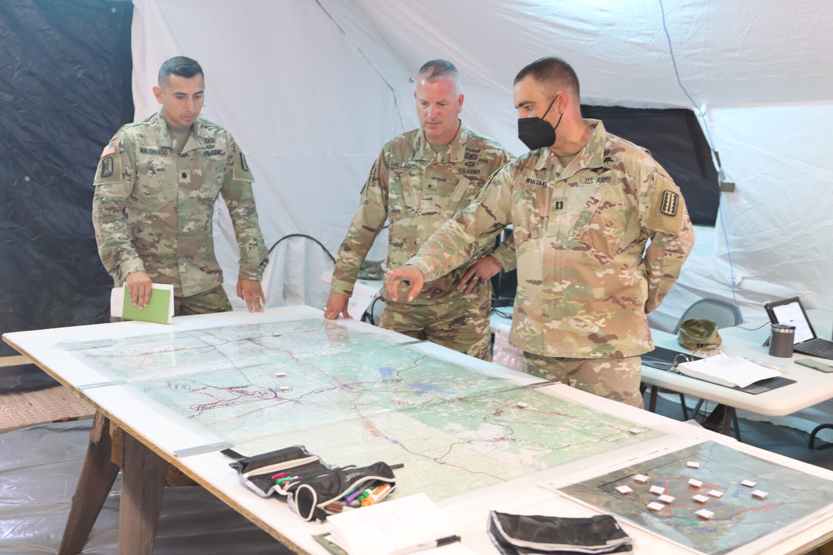 VNG sustainment units conduct command post exercise at SMR