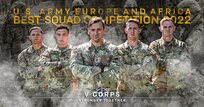 Squad introduction for U.S. Army Europe and Africa Best Squad Competition