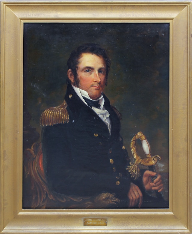 Capt. John D. Henley, original portrait in the U.S. Naval