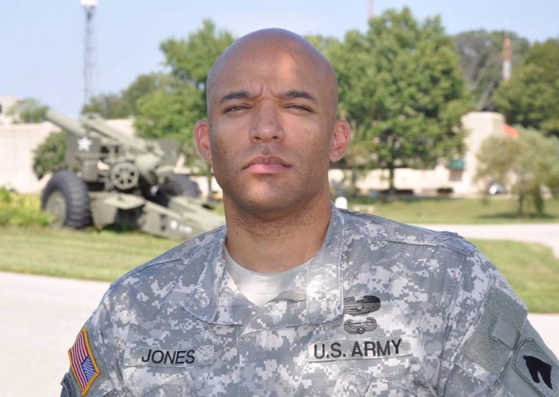 Career photos spanning the 20 plus careeer of of Col. Shaune Jones, Kentucky National Guard (Courtesy Footage)